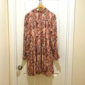 Anthropology Cady tiered tunic dress